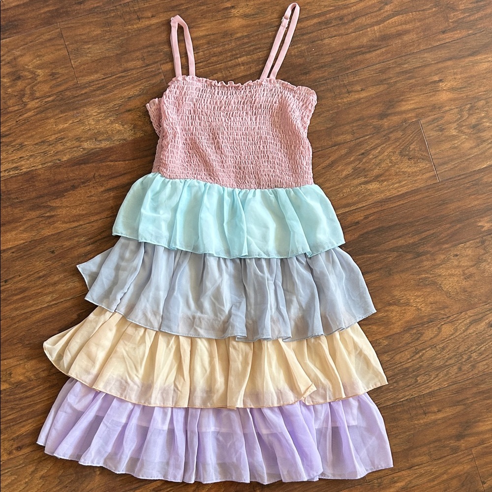 SHEIN Multicolor Layered Dress